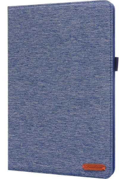 Xiaomi Pad 5/pad 5 Pro Kumaş Doku Tablet Kılıfı Tam Vücut Koruma Pu Deri Kart Tutucu Folio Stand Kapağı-Mavi (Yurt Dışından) fırsatları