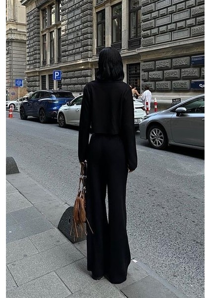 Nancy Kruveze Yaka Crop Takım 9954 - 25