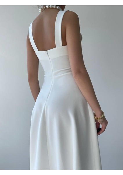 Neapolitan Askılı Elbise