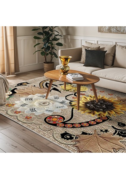 Dekoratif Özel Tasarım Modern Yıkanabilir Ince Kaymaz Taban Trend Oda Halısı fiyatları