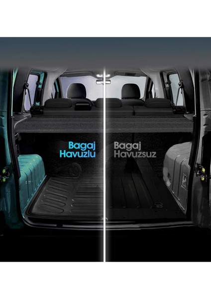 Fiat Doblo 2023 ve Sonrası Uyumlu 3D Bagaj Havuzu
