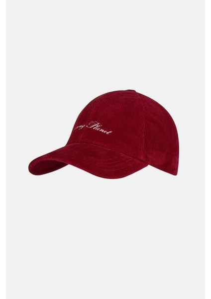 Living Planet Kadife Cap - Bordo