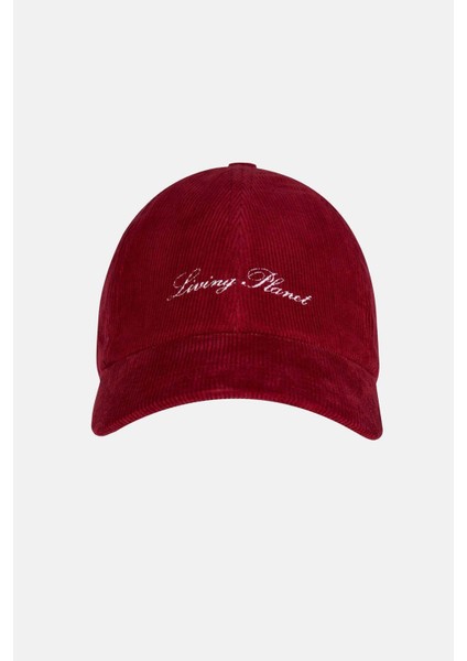 Living Planet Kadife Cap - Bordo indirimleri