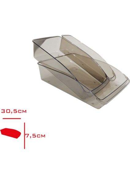 Gri Çok Amaçlı Makyaj ve Takı Organizeri 3'lü Set modelleri