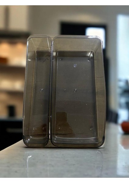 Gri Çok Amaçlı Makyaj ve Takı Organizeri 3'lü Set indirimleri