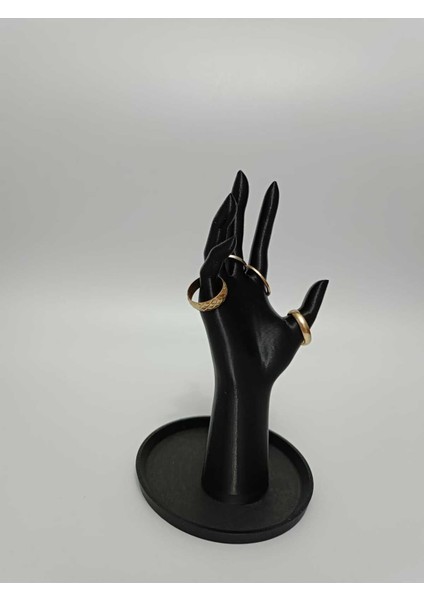 Şık Siyah Yüzük Organizeri, Düzenli ve Zarif Saklama Çözümü fiyatları