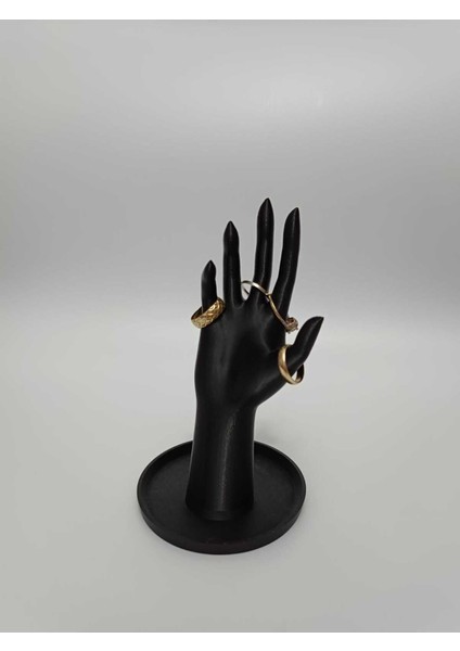 Şık Siyah Yüzük Organizeri, Düzenli ve Zarif Saklama Çözümü modelleri