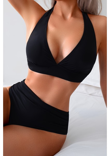 Yandan Büzgülü Bikini Takım (Çıkartılabilir Kaplı) modelleri