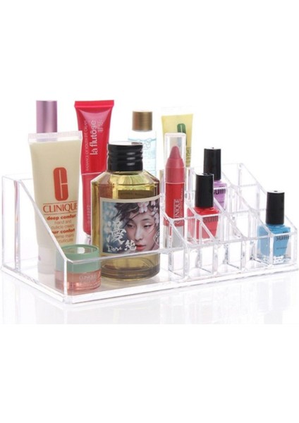 16 Bölmeli Şeffaf Akrilik Makyaj Malzeme Düzenleyici, Organizer modelleri