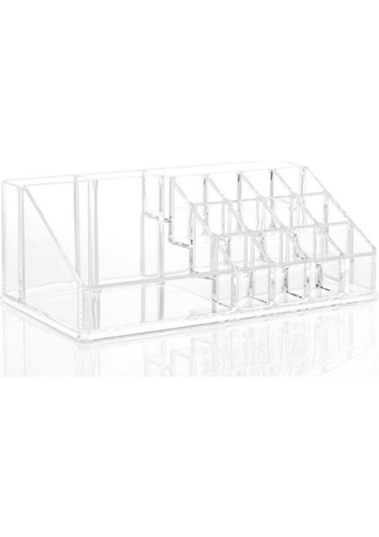 16 Bölmeli Şeffaf Akrilik Makyaj Malzeme Düzenleyici, Organizer indirimleri