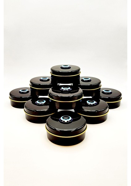 10'lu Metal Dekoratif Saklama Kutusu, Sabun, Mum, Takı ve Aksesuarlar Için fiyatları