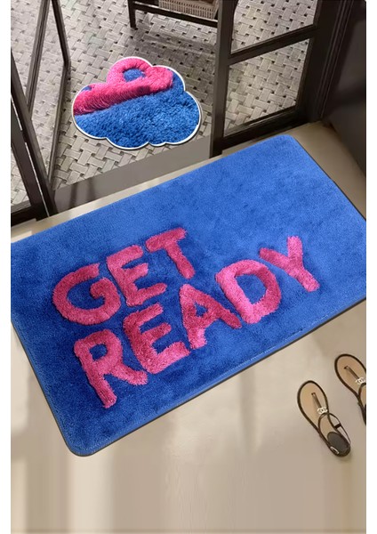 Get Ready Banyo Paspası 60X100 cm Kaydırmaz Tabanlı Akrilik