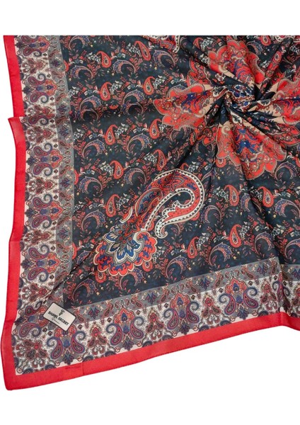 Prime Pamuk Etnik Desenli Eşarp 90X90 cm