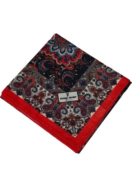 Prime Pamuk Etnik Desenli Eşarp 90X90 cm