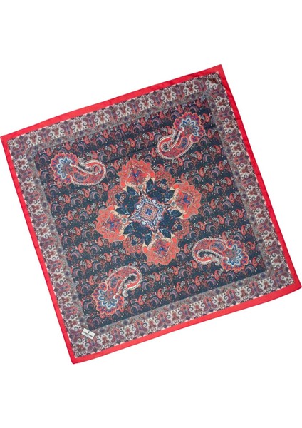 Prime Pamuk Etnik Desenli Eşarp 90X90 cm