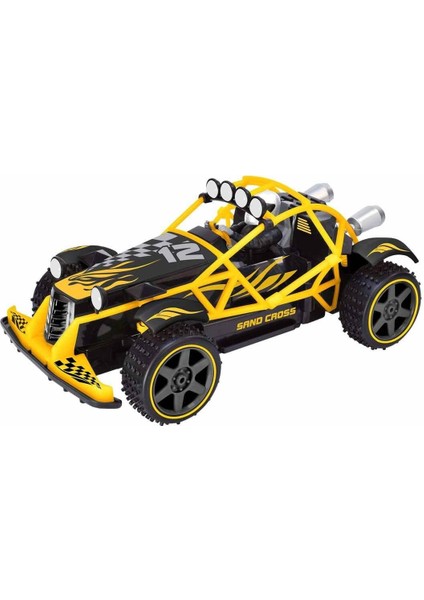 1:18 Buggy Karanlıkta Parlayan Uzaktan Kumandalı Araba 15199 Sarı
