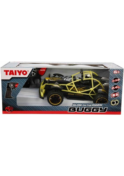 1:18 Buggy Karanlıkta Parlayan Uzaktan Kumandalı Araba 15199 Sarı fiyatları