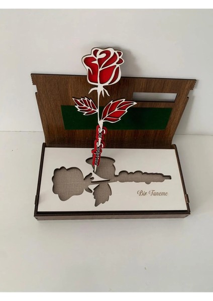 Özel Kutusunda, Kişiye Özel Ahşap Gül modelleri