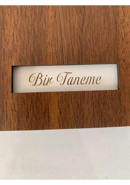 Özel Kutusunda, Kişiye Özel Ahşap Gül