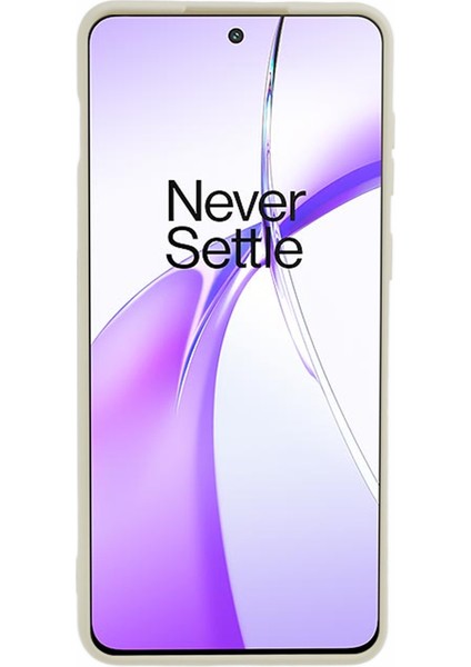 Oneplus Ace 3V 5g Darbeye Dayanıklı Kılıf Yumuşak Fiber Astar Tpu Telefon Kabuğu-Beyaz (Yurt Dışından)