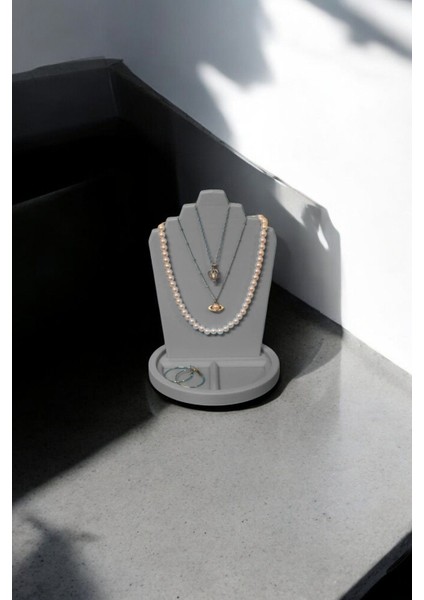 Gri Takı Organizer, Şık ve Fonksiyonel Süsleme ve Saklama Çözümü fırsatları