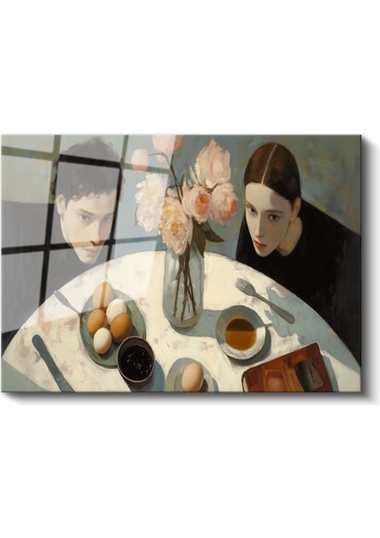 Malcolm Liepke - Kahvaltı Masası Cam Tablo fiyatları