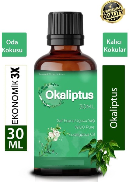 Elite Oda Kokusu Aromatik Esansiyel Yağ Serisi %100 Natural Saf & Doğal 30 ml 1 Adet