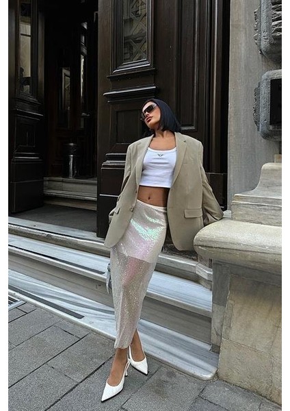 Pulpayet Midi Etek 4017-08 fiyatları