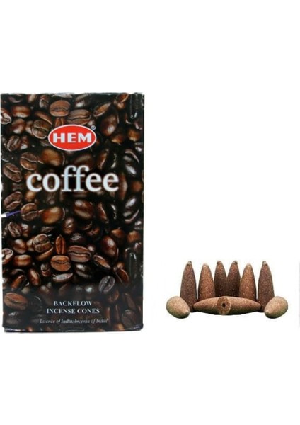 Elite Coffee (Kahve) Back Flow Konik Tütsü Tek′li Paket Geri Akış Tütsü 1 Adet