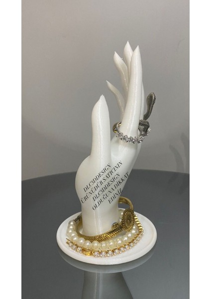Beyaz El Takı Mankeni, Yüzük ve Takı Sergileme Standı, Organizer, 18 cm fırsatları