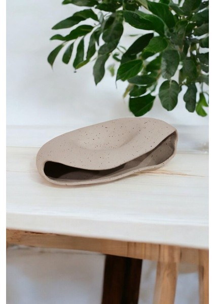 Elite Büyük Stoneware Seramik Palo Santo Tabağı 1 Adet