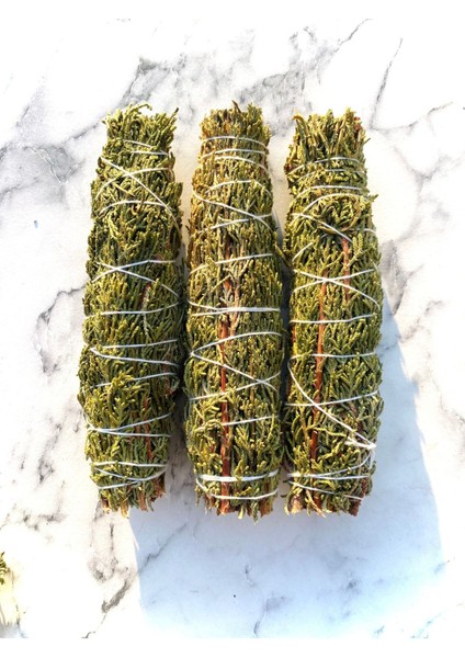 Elite Ardıç Tütsü Seti 3 Adet Enerji Arınma Bereket Nazarlık Ritüel Juniper Berry Incense Set 1 Adet