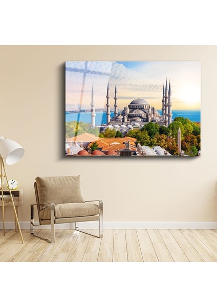 Sultanahmet Camii - Istanbul'un Mavi Incisi Cam Tablo