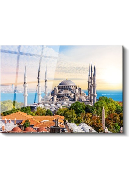 Sultanahmet Camii - Istanbul'un Mavi Incisi Cam Tablo fiyatları