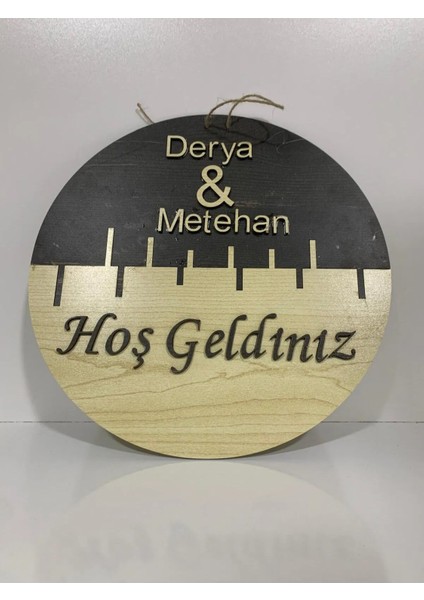 Kişiye Özel Isim Yazılabilir Hoş Geldiniz Kapı Süsü fırsatları