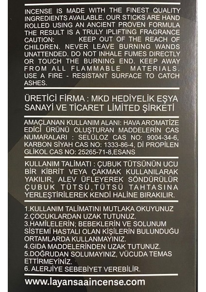 Elite 3 Adet Özel Seçim Çubuk Tütsü - 60 Adet 1 Adet