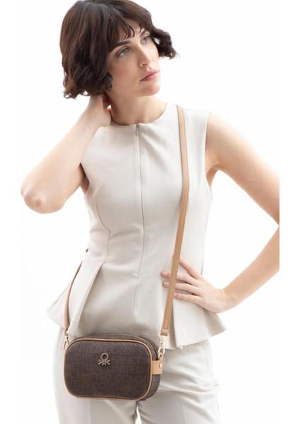 United Colors Of Benetton Kadın Çapraz Çanta Bnt 1537 - Kahve-Camel fiyatları