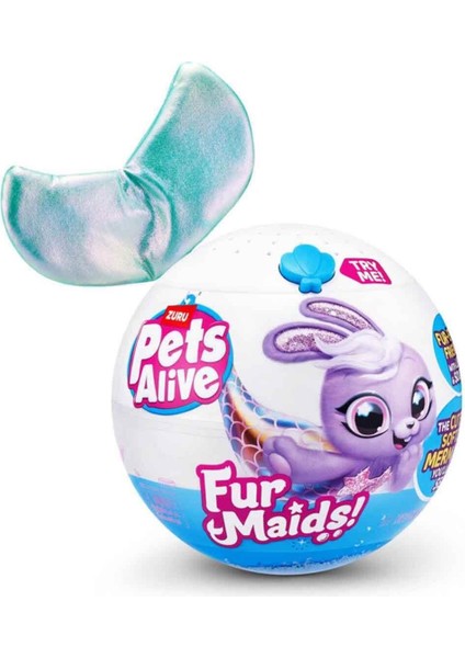 Sesli ve Işıklı Pets Alive Furmaids Peluş PEL07000 Yeşil fırsatları