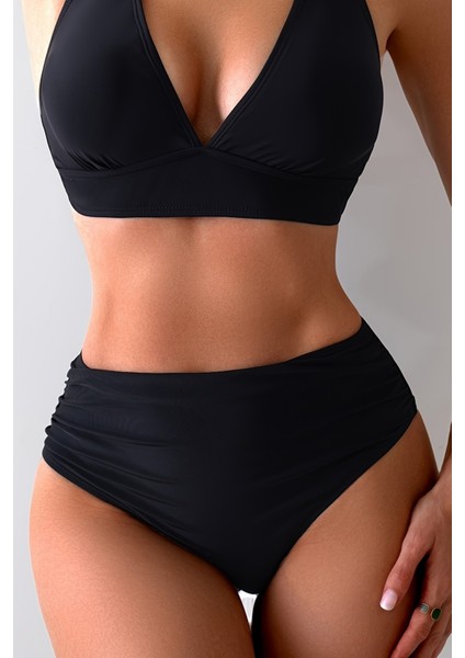 Yandan Büzgülü Şık Bikini Altı