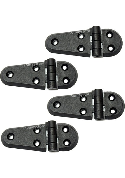 Marine Sealux Plastik Menteşe Siyah Kısa Uzun 40x105 4 Adet