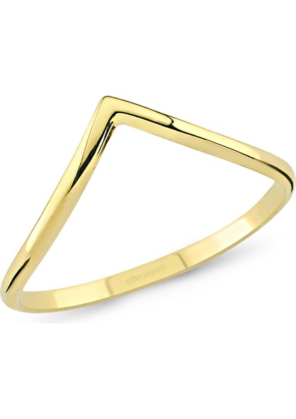 Altın Sade Trend Yüzük