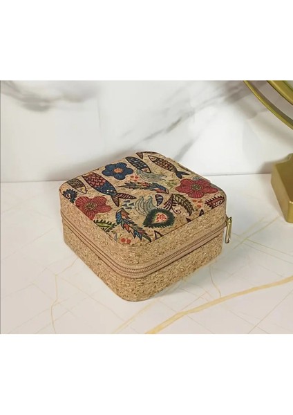 Şık Bej Mini Takı Kutusu, Zarif ve Kullanışlı Saklama Çözümü fiyatları