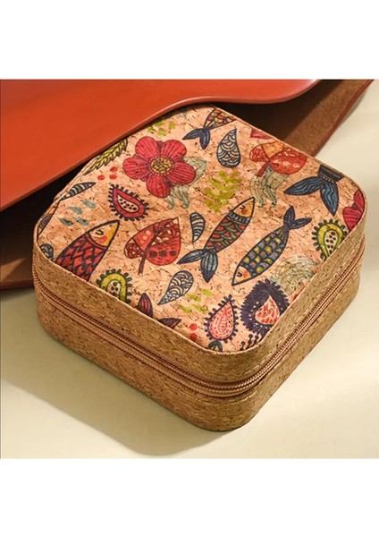 Şık Bej Mini Takı Kutusu, Zarif ve Kullanışlı Saklama Çözümü modelleri