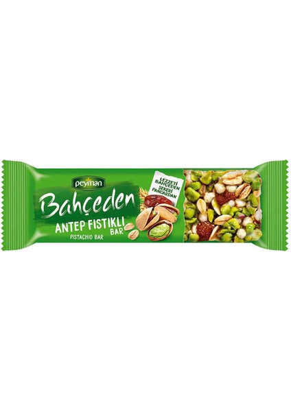 Bahçeden Antep Fıstıklı Bar 27 G x 10 Adet