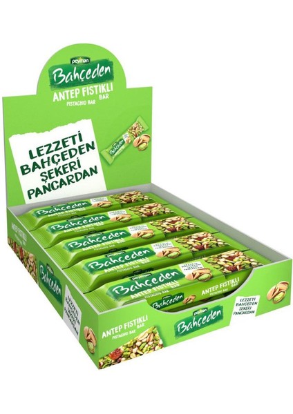 Bahçeden Antep Fıstıklı Bar 27 G x 10 Adet