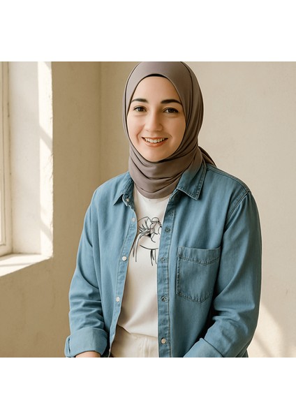 Minimal Anne ve Bebek Desenli Tişört