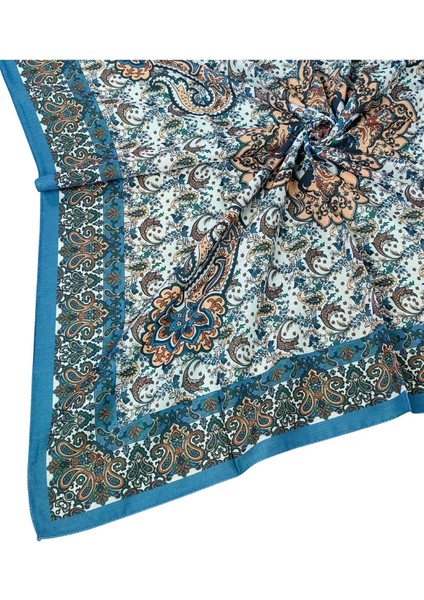 Prime Pamuk Etnik Desenli Eşarp 90X90 cm