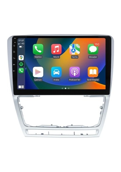 Skoda Octavia 2008-2013 Multimedya Carplay Ekran Seti 4 GB Ram 64 Hafızalı