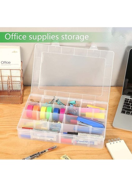 2'li 25 Bölmeli Ayarlanabilir Çok Amaçlı Plastik Organizer Beyaz modelleri