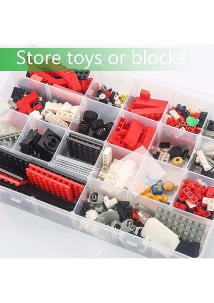 2'li 25 Bölmeli Ayarlanabilir Çok Amaçlı Plastik Organizer Beyaz indirimleri